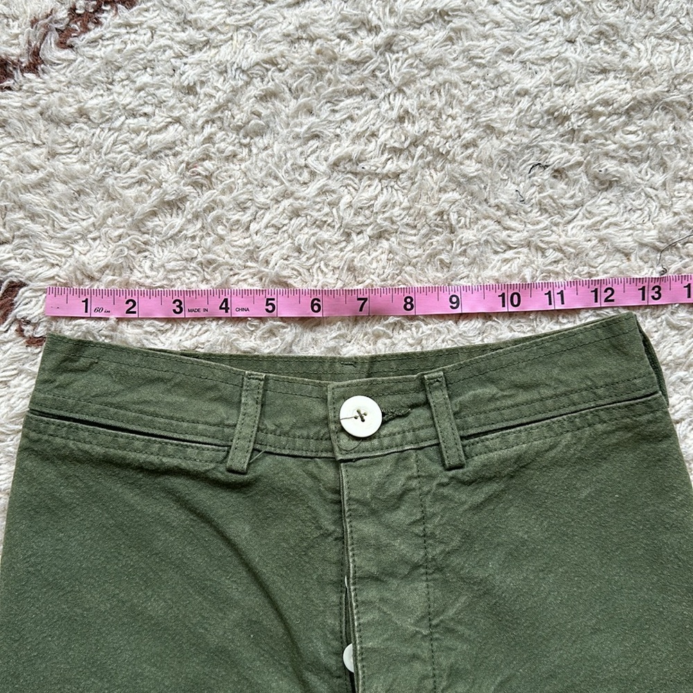Jesse Kamm Green Wide-Leg Pants - Picture 5 of 9